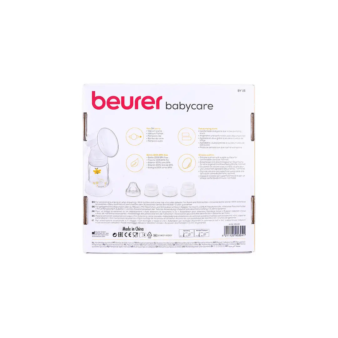 Beurer Babycare Manual Breast Pump-BY15