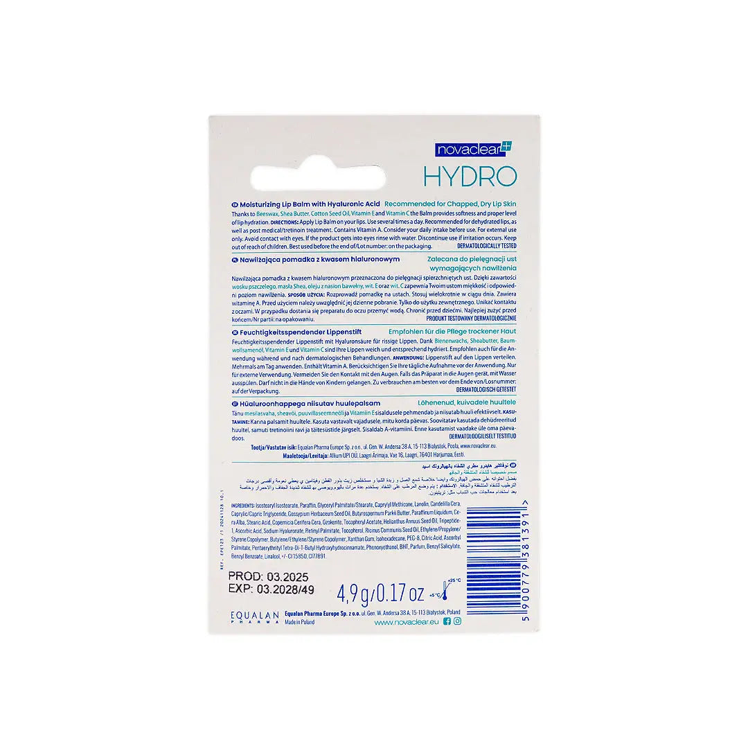 51183-Novaclear Hydro Lip Balm 4.9g +1