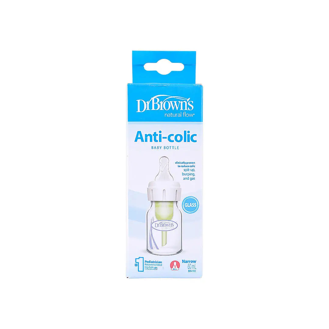 Dr Browns Reduces Colic Glass Bottle(0m+) 60ml
