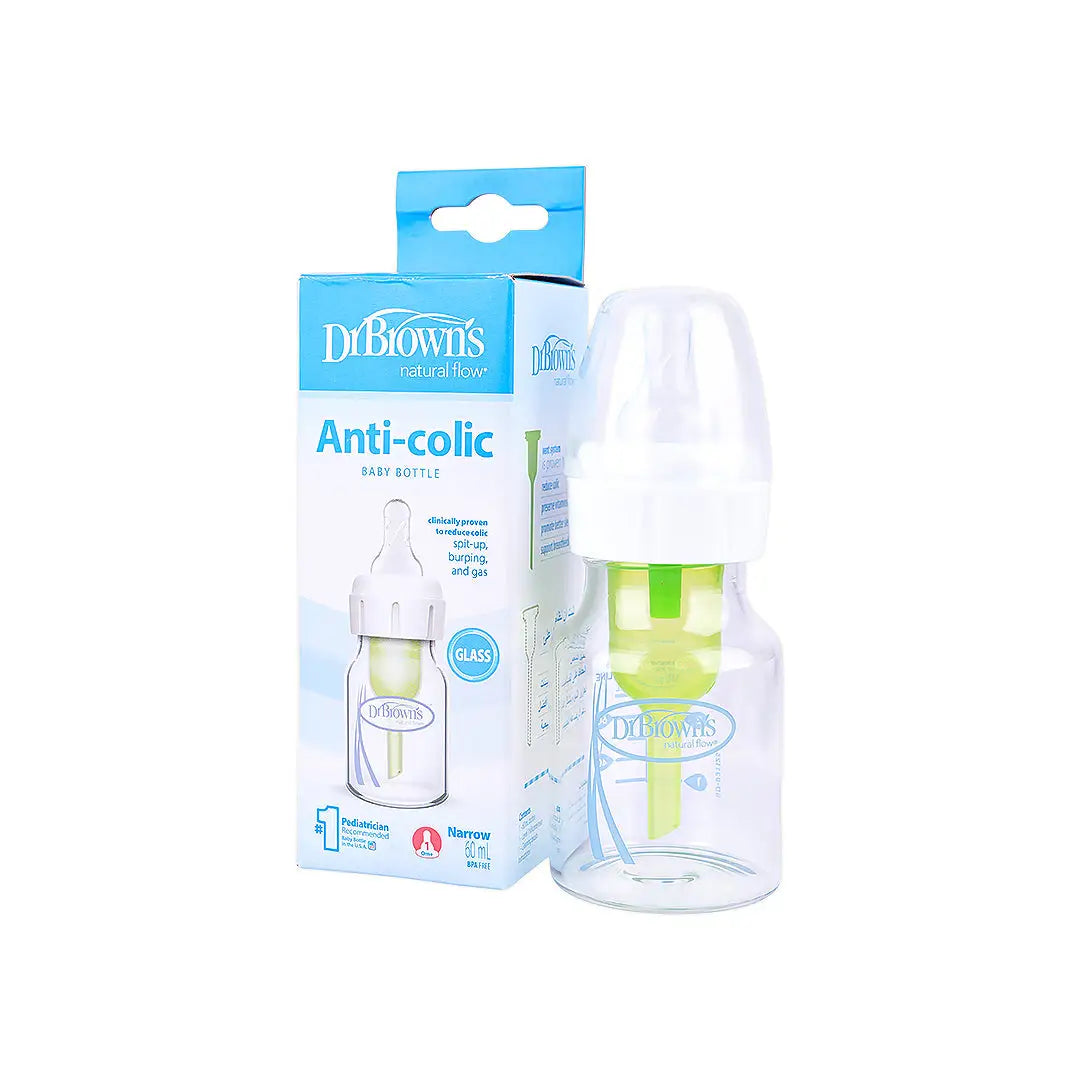 Dr Browns Reduces Colic Glass Bottle(0m+) 60ml
