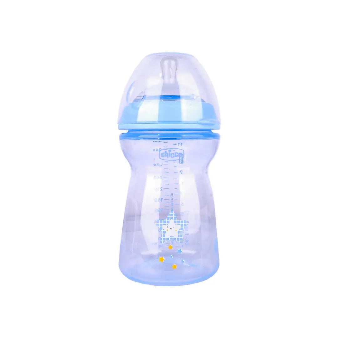 51197-Chicco Natural Feeling Bottle Blue 330ml (6m+) +2