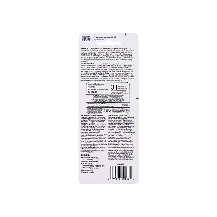 51209-Flents Protechs Form Ear Plugs 2Pair - 400583A +1