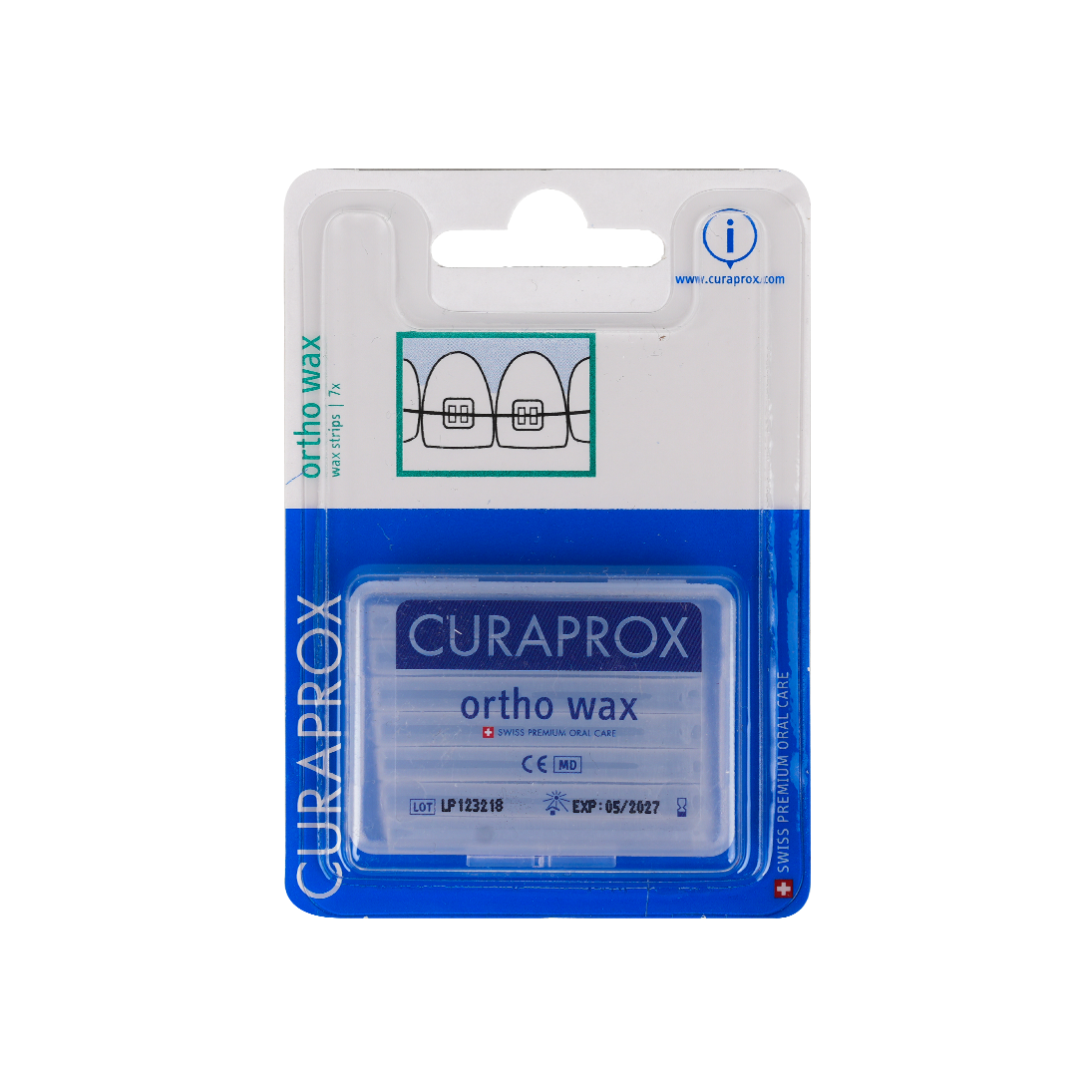 Curaprox Ortho Wax Strips 7pcs