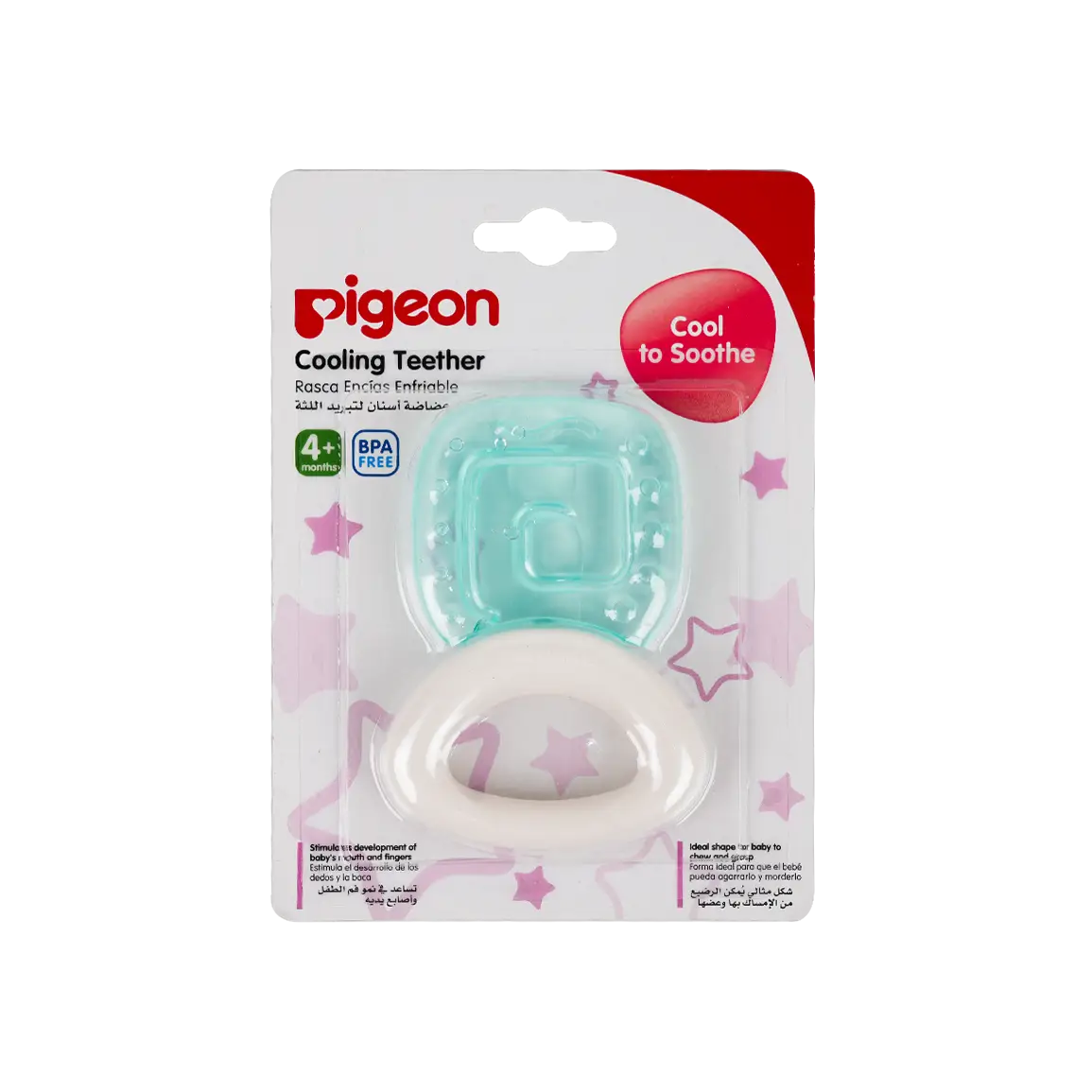 Pigeon Cooling Teether Square +4m-13896