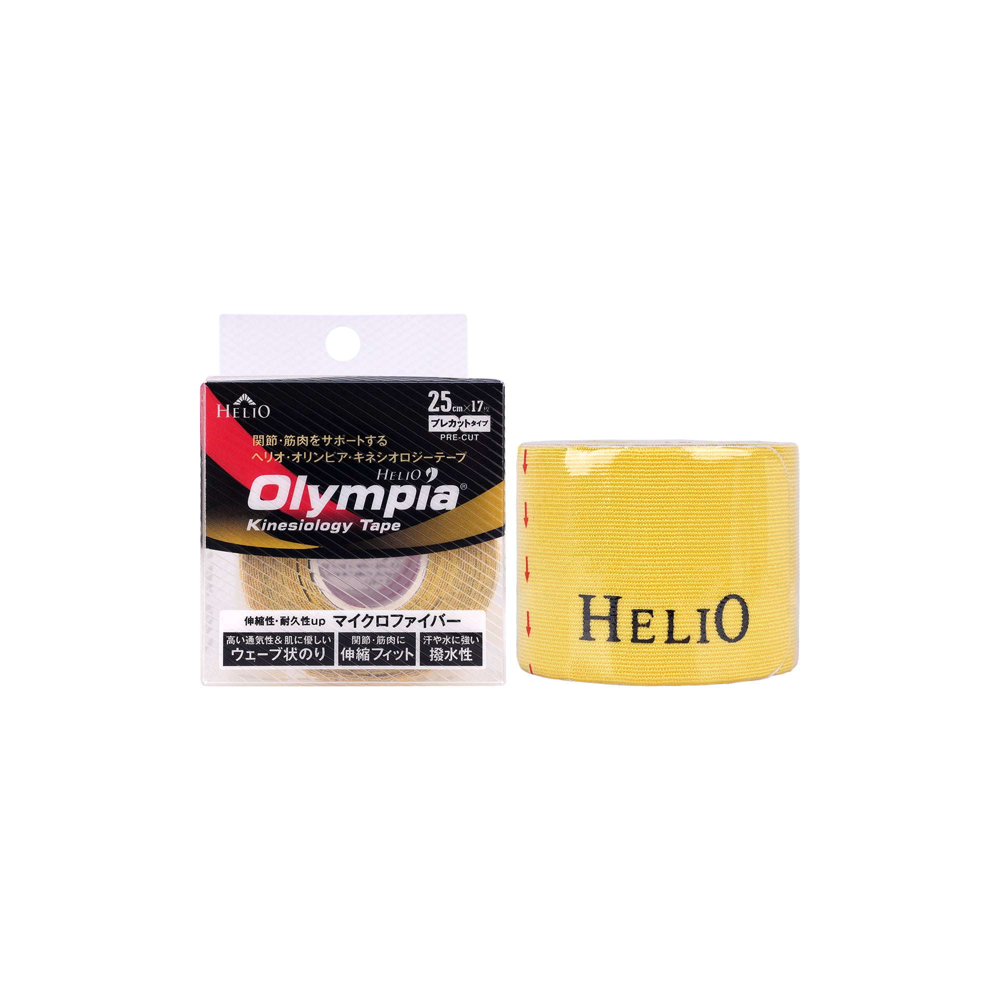 51230-Olympia Kinesiology Tape 25cmx17-Yellow +0