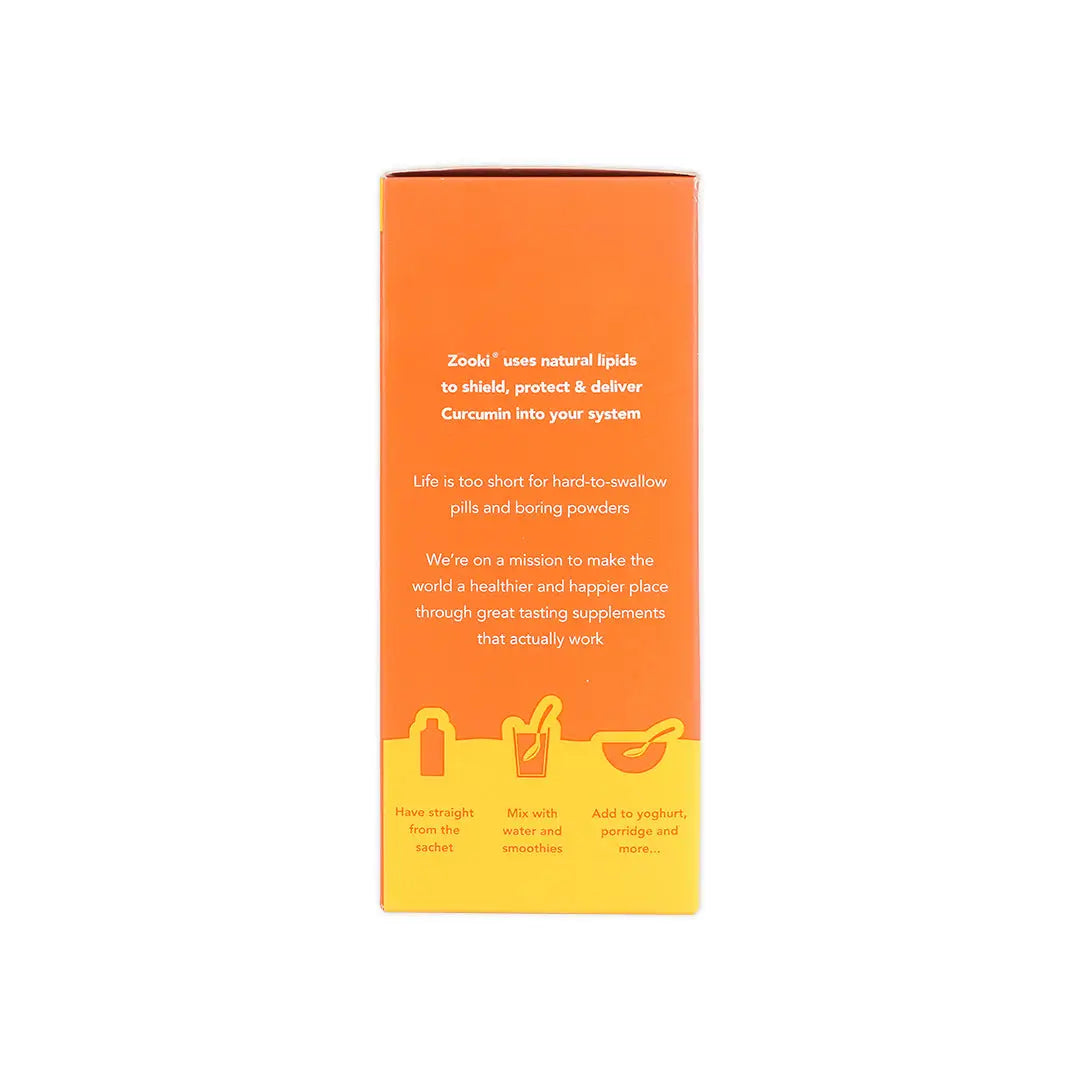 51236-Zooki Turmeric 750mg 15mlx14 Sachets - Tangerine +2