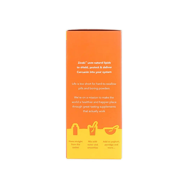 51236-Zooki Turmeric 750mg 15mlx14 Sachets - Tangerine +2