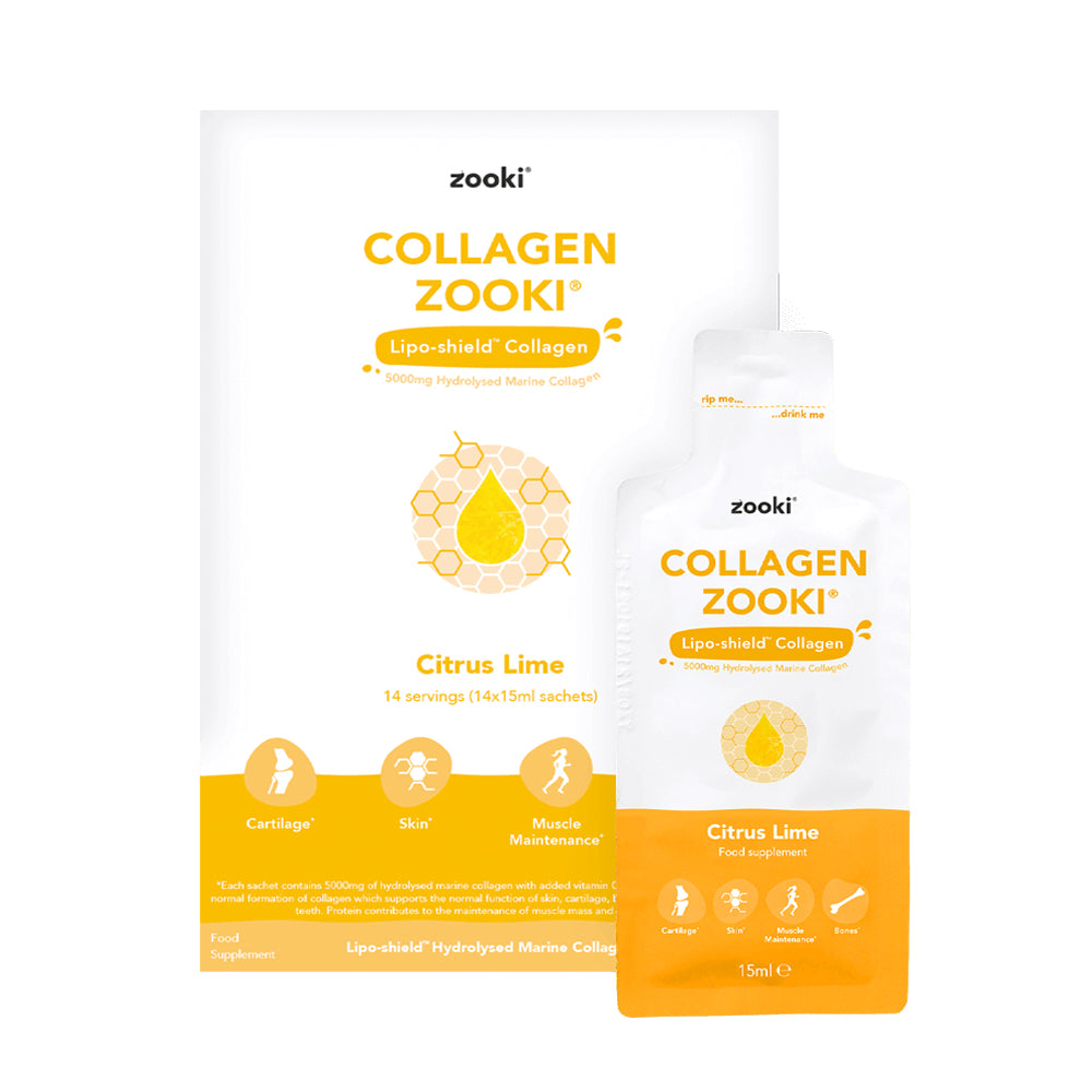 Zooki Collagen 5000mg 15mlX14 Sachets-Citrus Lime