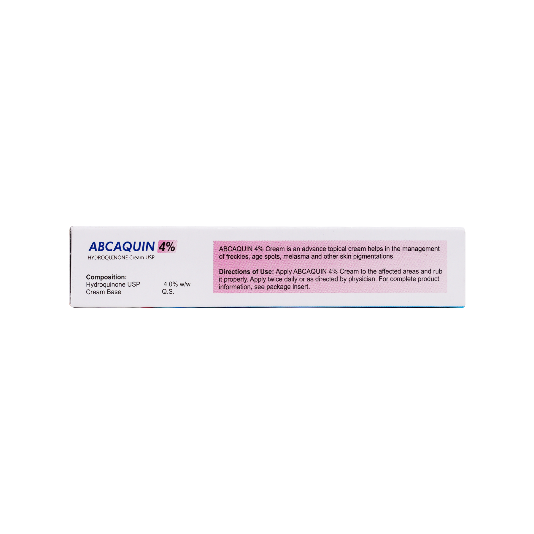 Abcaquin 4% Whitening & lightening Cream 30gm