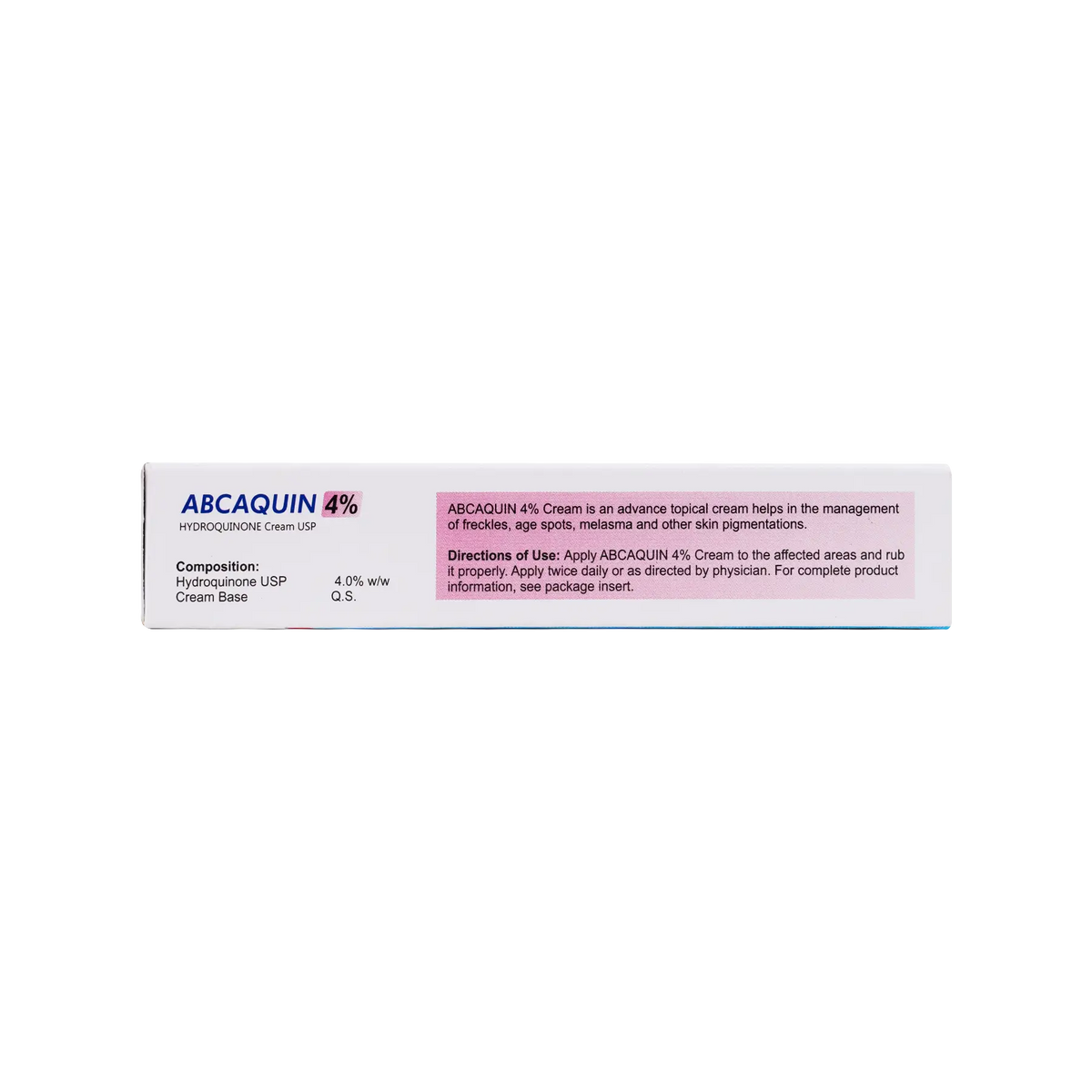 51245-Abcaquin 4% Whitening & lightening Cream 30gm +1
