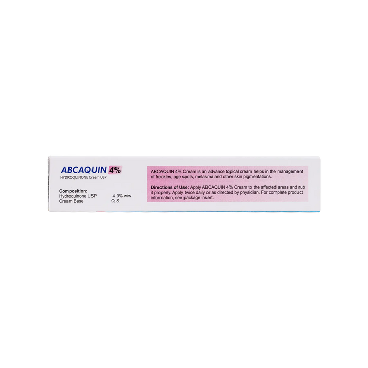 51245-Abcaquin 4% Whitening &amp; lightening Cream 30gm +1