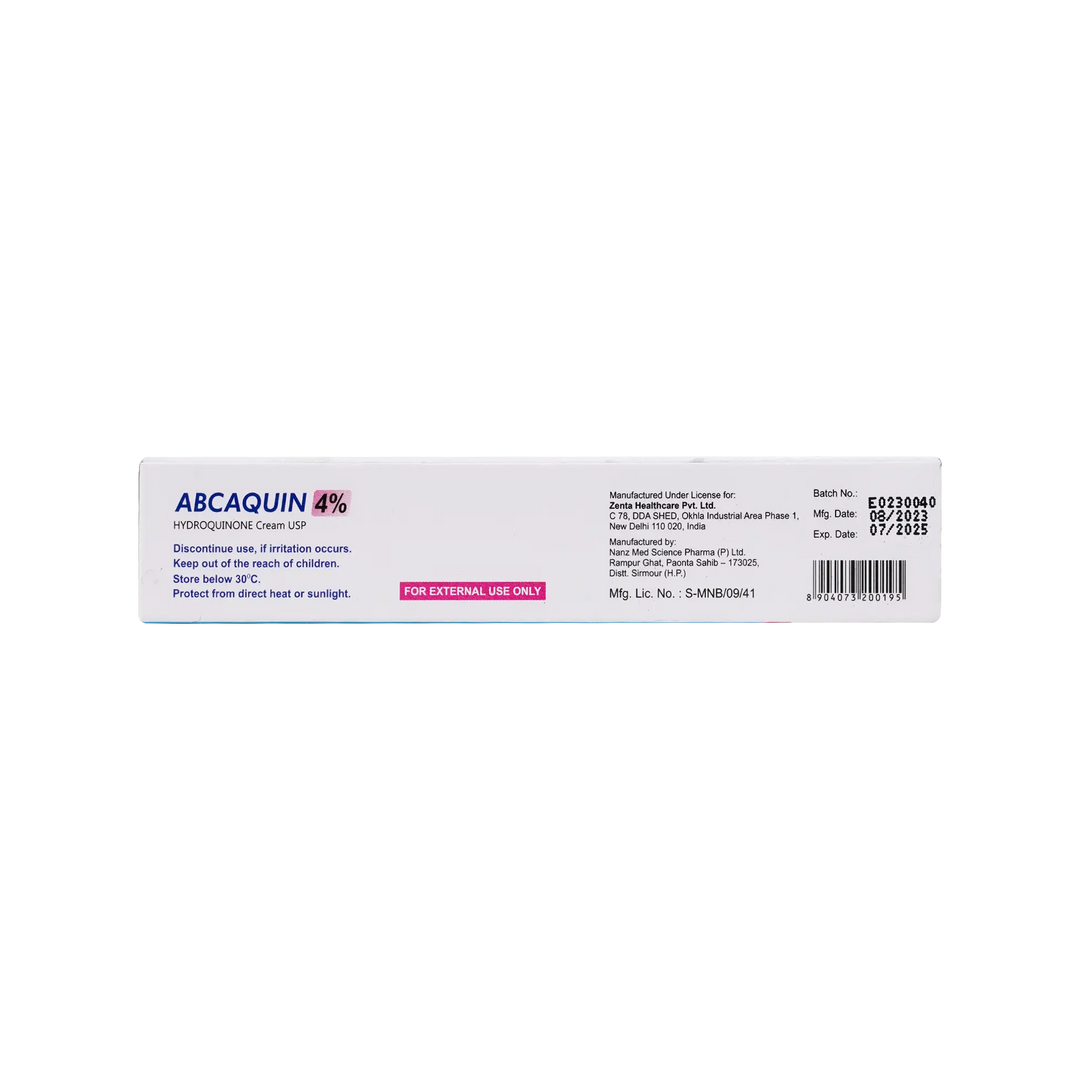 51245-Abcaquin 4% Whitening &amp; lightening Cream 30gm +2