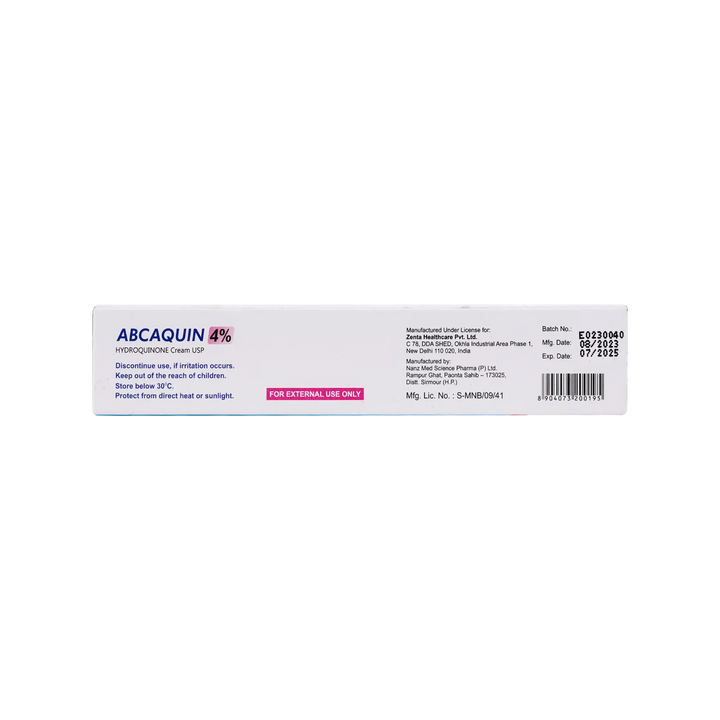 51245-Abcaquin 4% Whitening &amp; lightening Cream 30gm +2