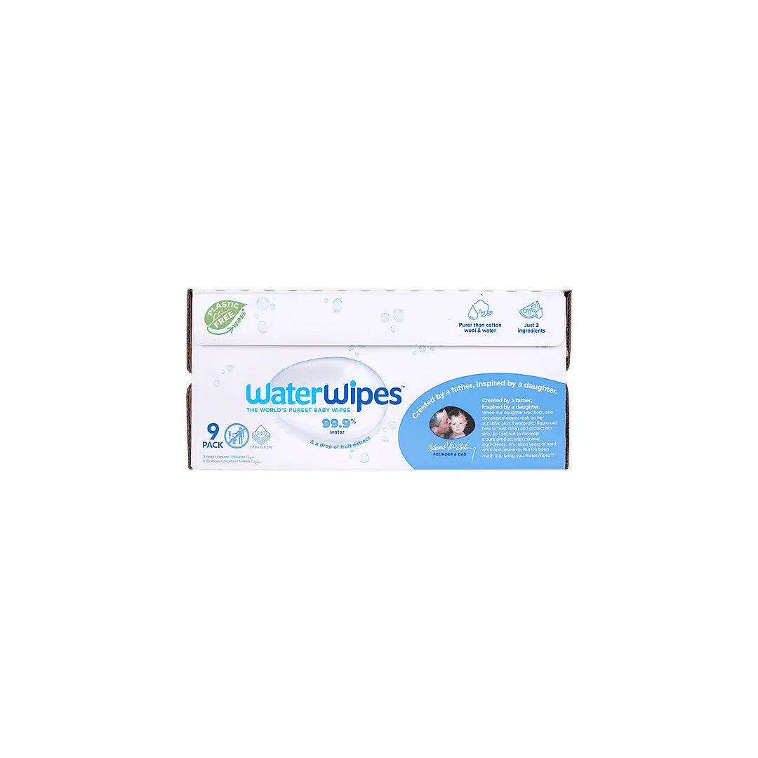 51252-Water Wipes Baby 9 Packs X 60 Wipes-Carton +1