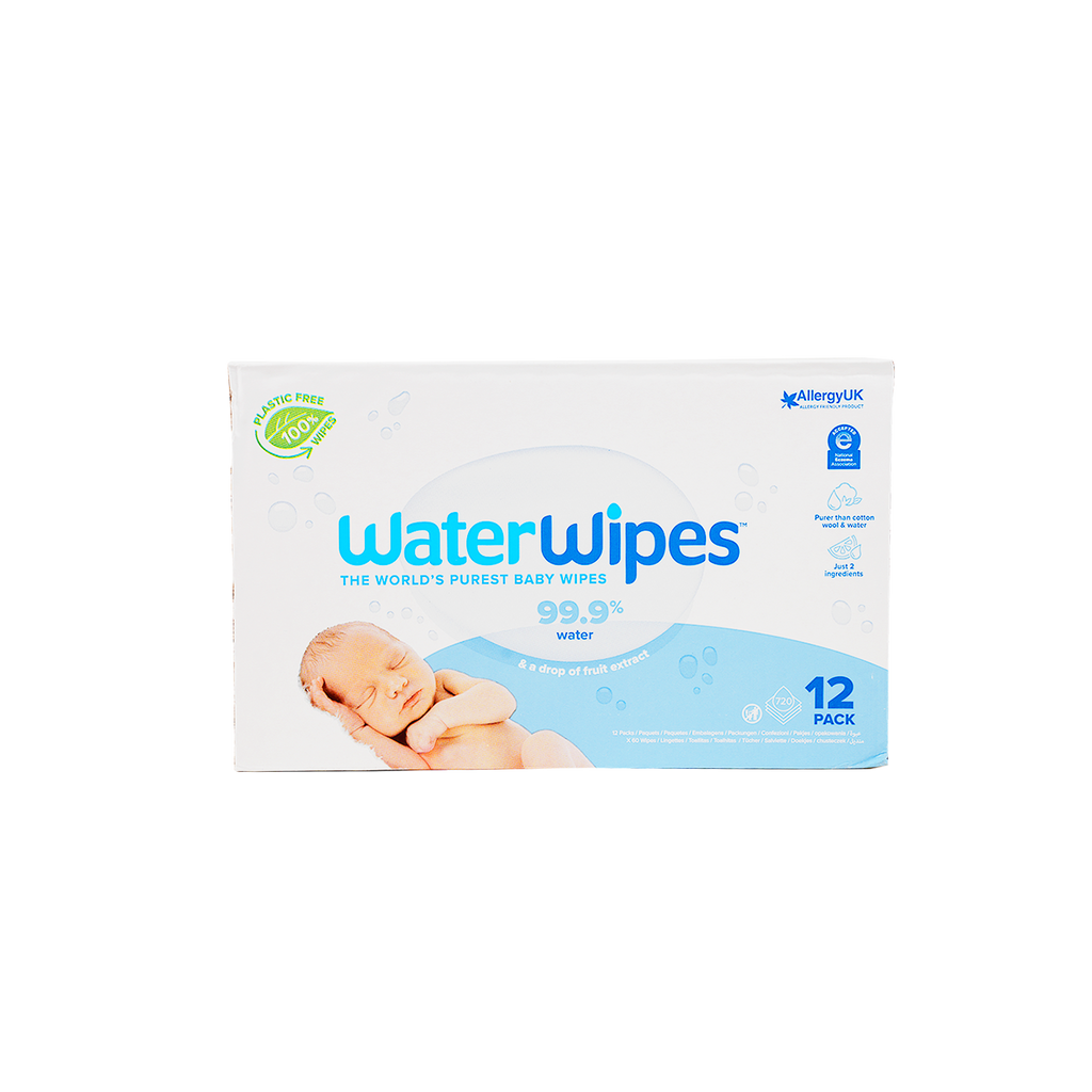 Water Wipes Baby 12 Pack X 60 Wipes-Carton