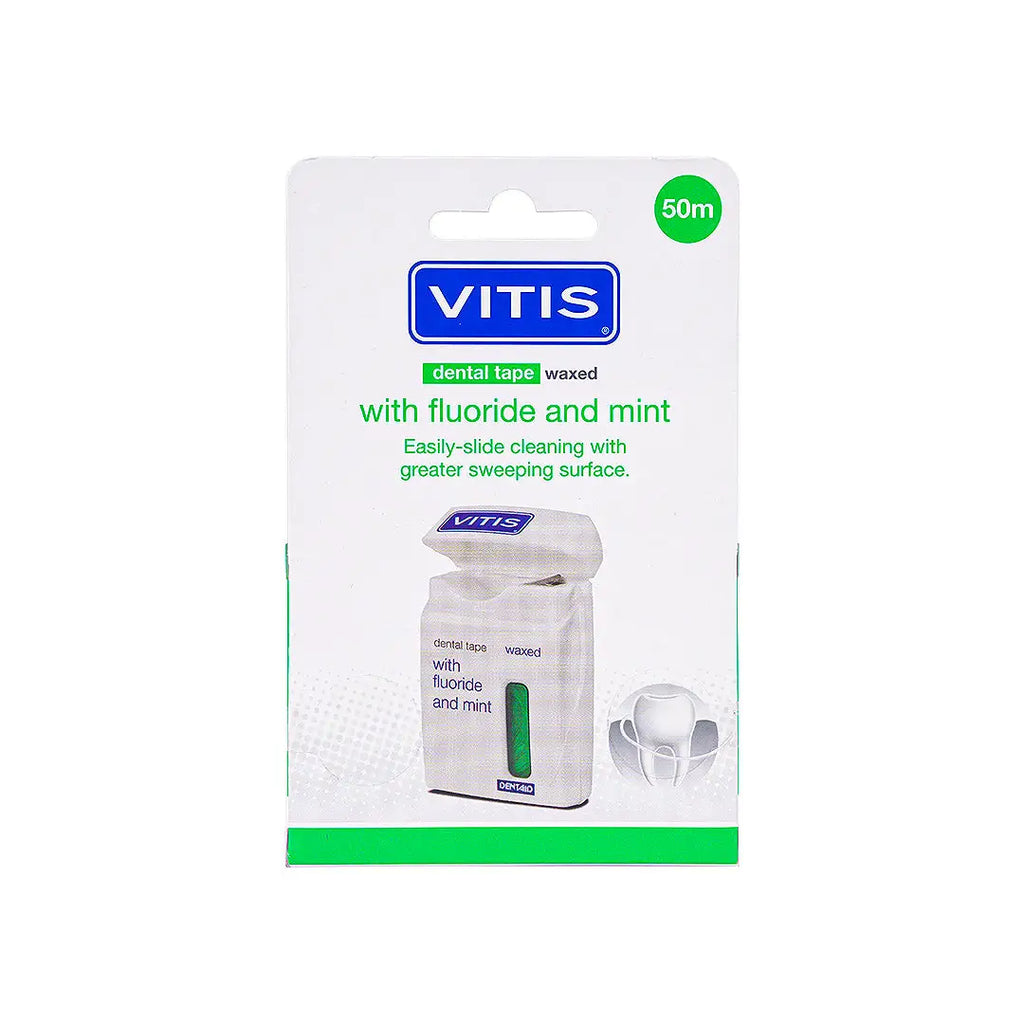 Vitis Soft Waxed Dental Tape-Green