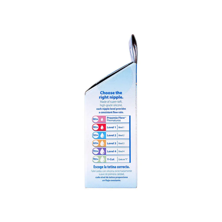 51258-Dr Browns Natural Flow 2 Silicone Nipples(6m+) +2