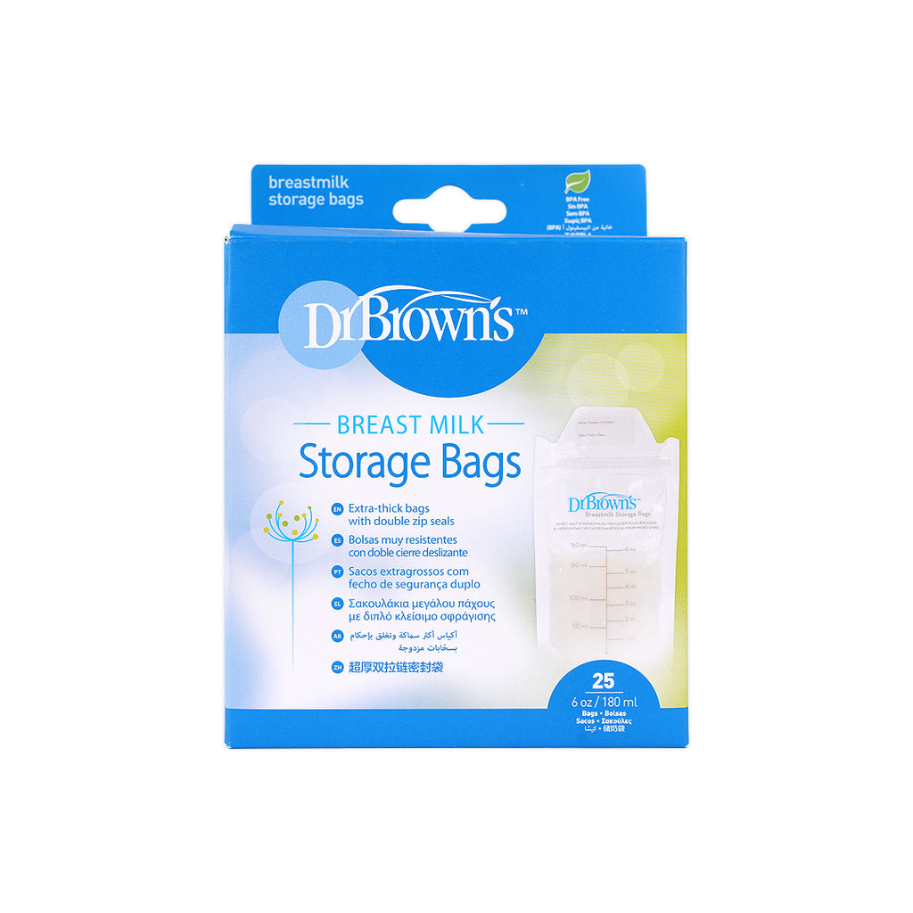 Dr Browns Breast Milk Storage Bags 180mlx25Pcs