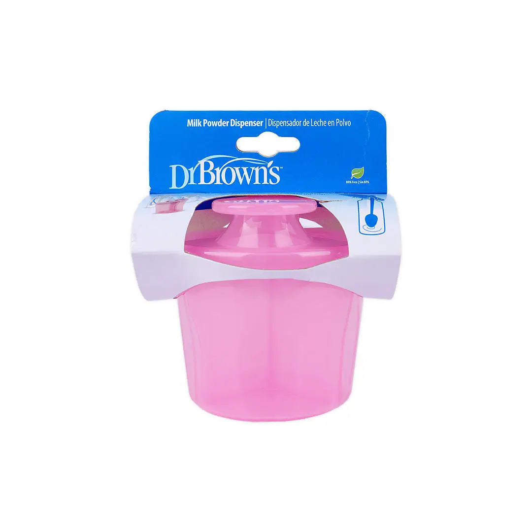 Dr Browns Milk Powder Dispenser Pink 300ml