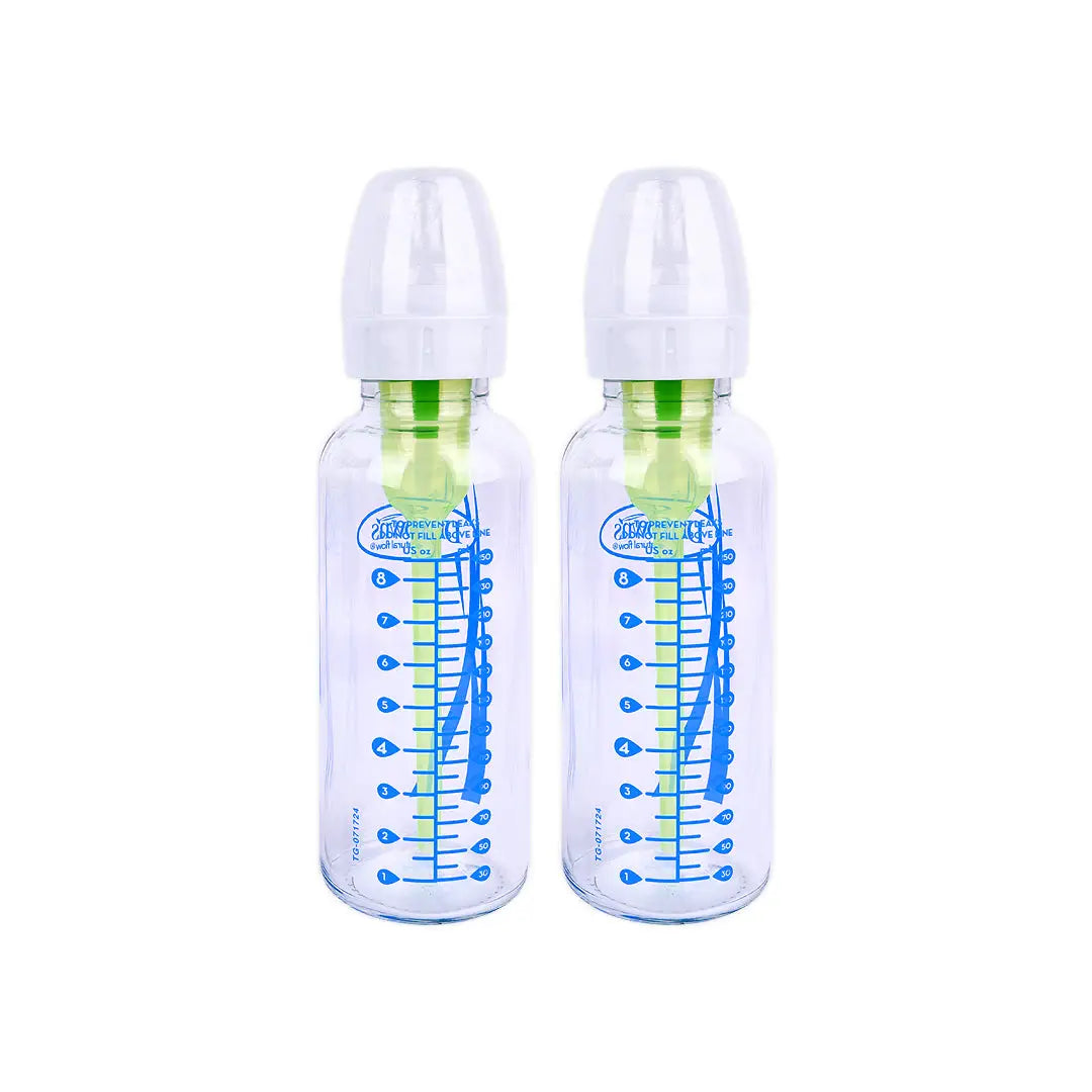 Dr Browns Anti-Colic Baby Glass Bottle(0m+)2x250ml