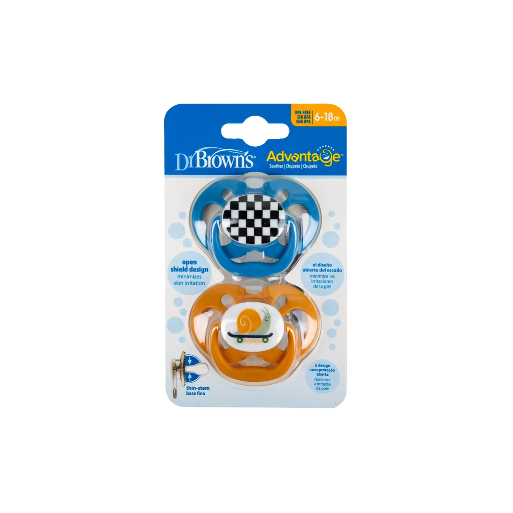 Dr Browns Advantage Pacifier Blue(6-18m)-6641