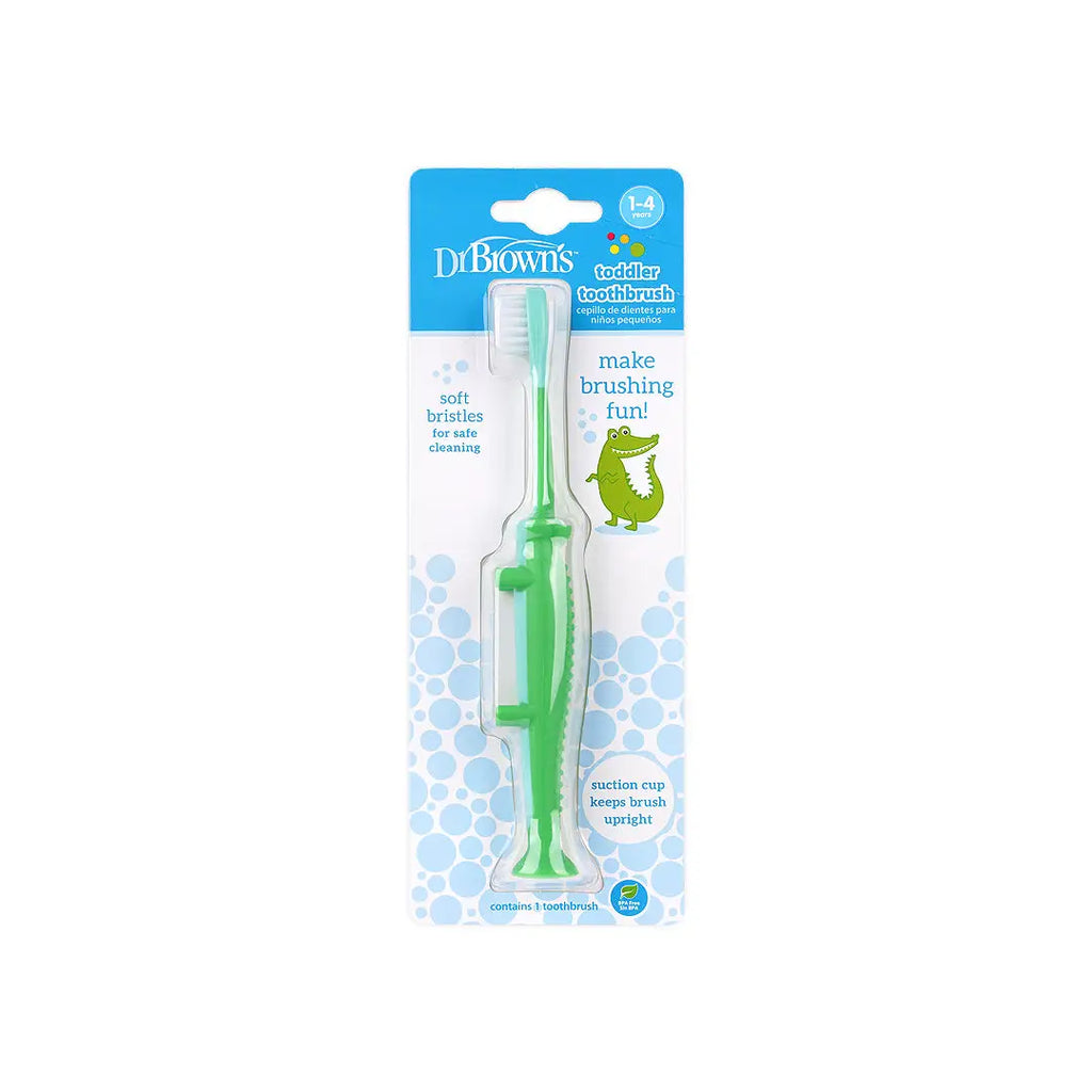 Dr Browns Toddler ToothBrush Crocodile(1-4Years)