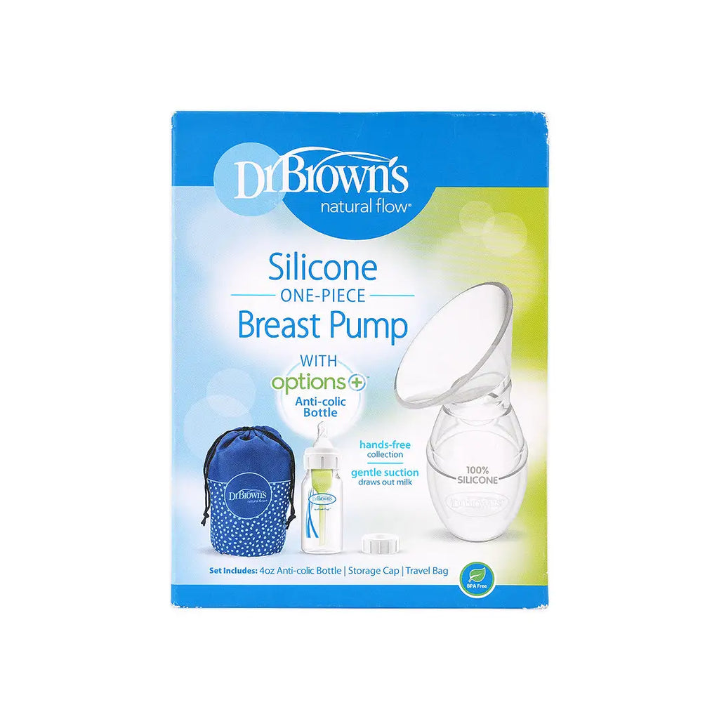 Dr Browns Slicone Breast Pump+Anti Colic Bottle 120ml