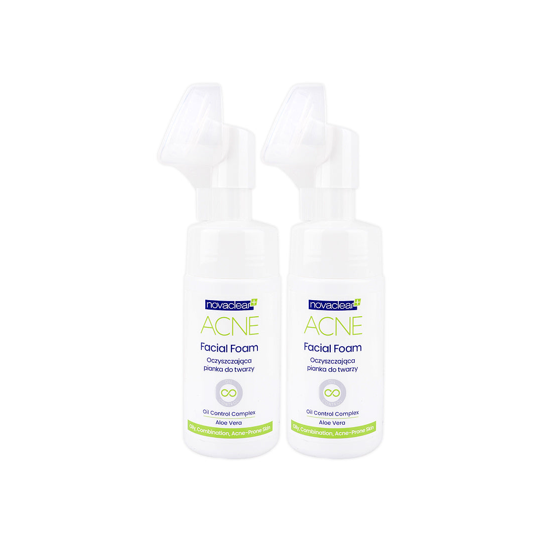 Novaclear Acne Facial Foam 100ml 1+1 Offer