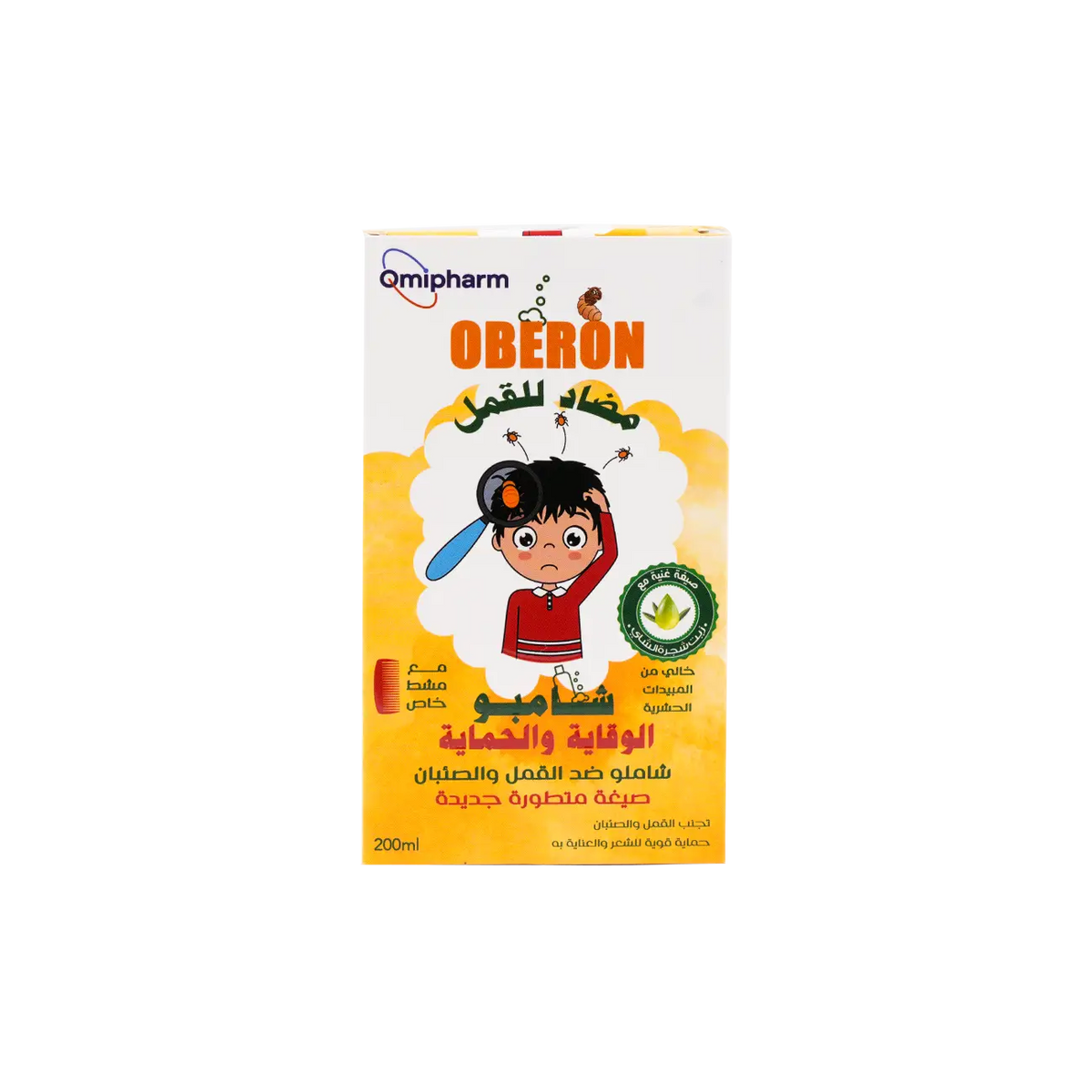51294-Omipharm Oberon Anti-Lice Shampoo 200ml