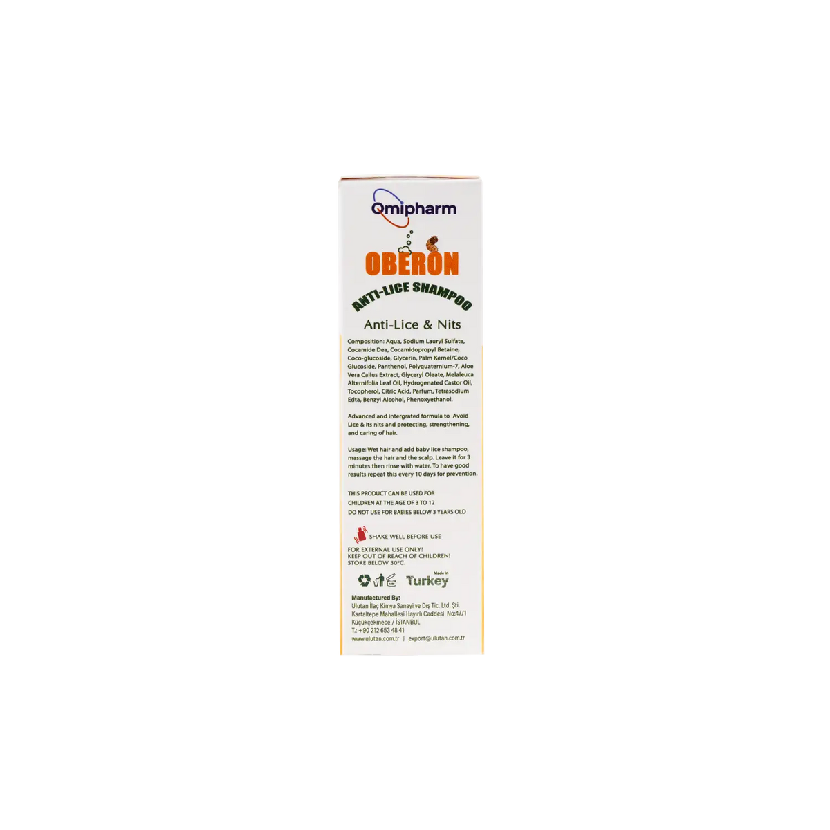 51294-Omipharm Oberon Anti-Lice Shampoo 200ml +1