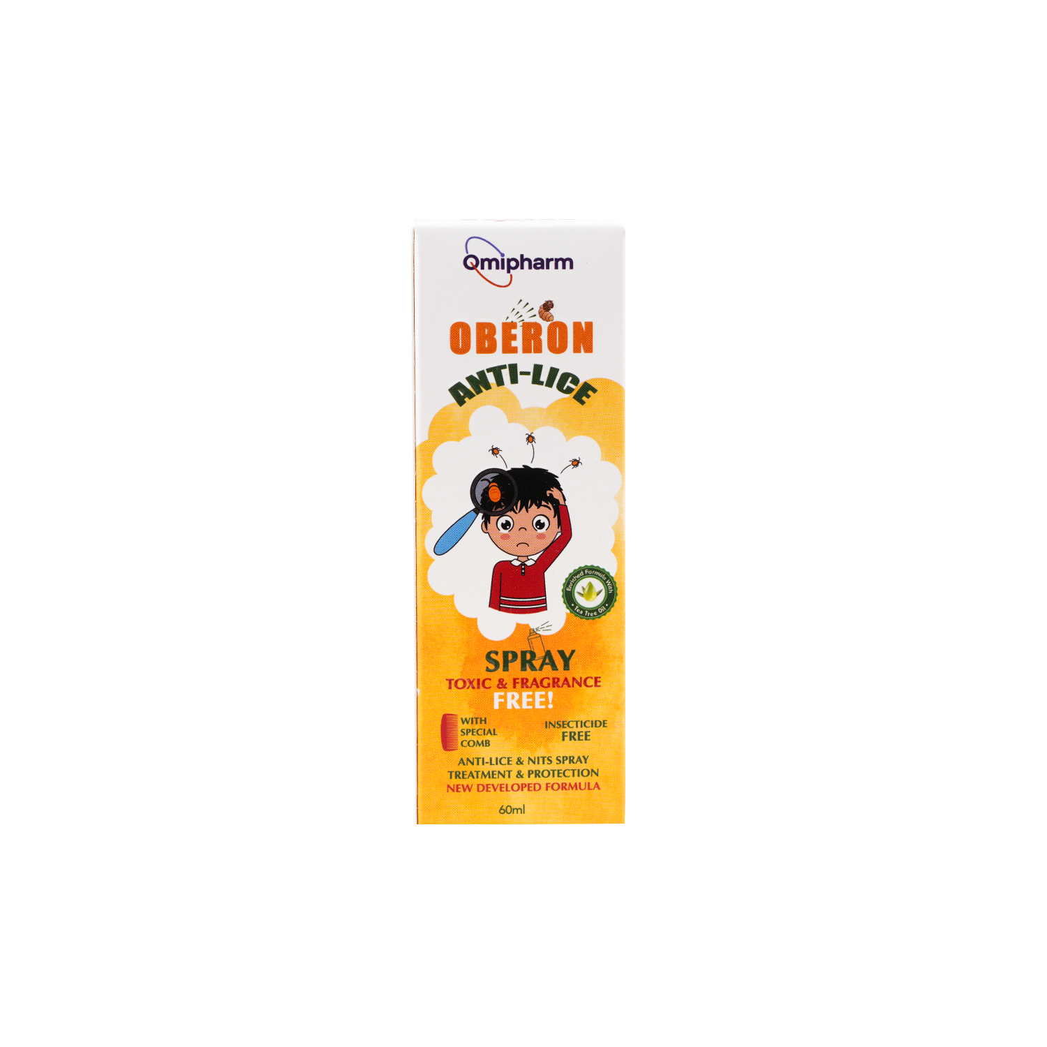 Omipharm Oberon Anti-Lice Spray 60ml