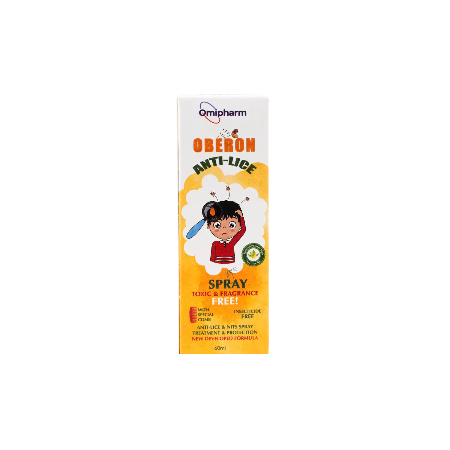 Omipharm Oberon Anti-Lice Spray 60ml