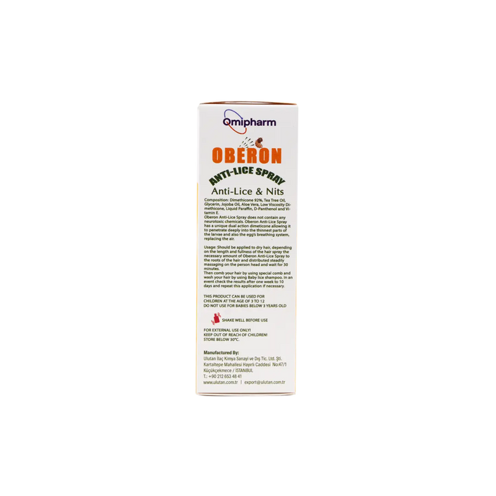 51295-Omipharm Oberon Anti-Lice Spray 60ml +1