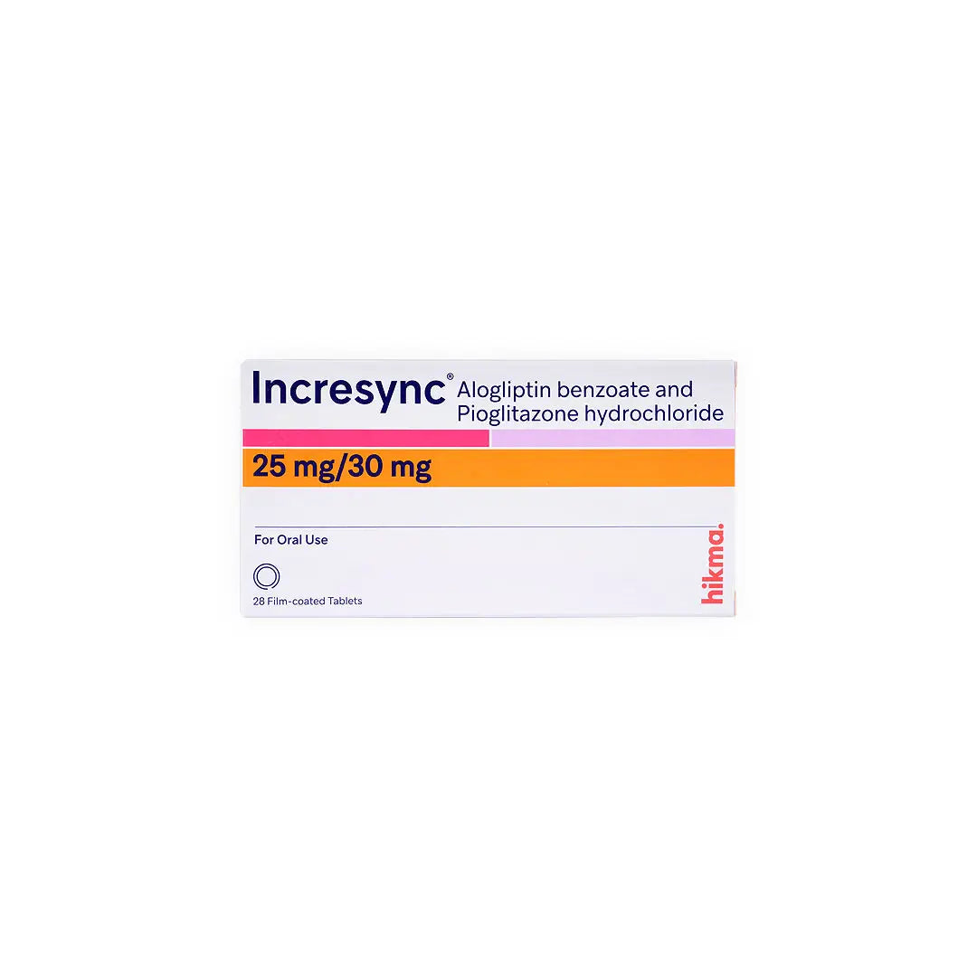 Incresync 25/30mg 28 Tablets