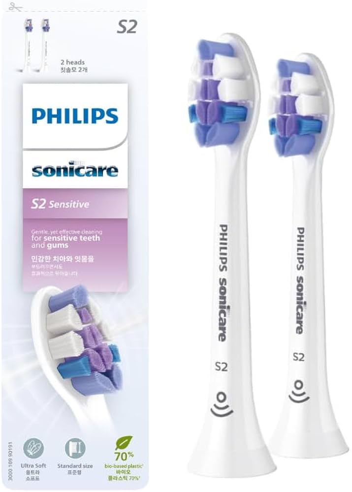 Philips Sonicare S2 Sensitive 2 Brush Heads White HX6052/93