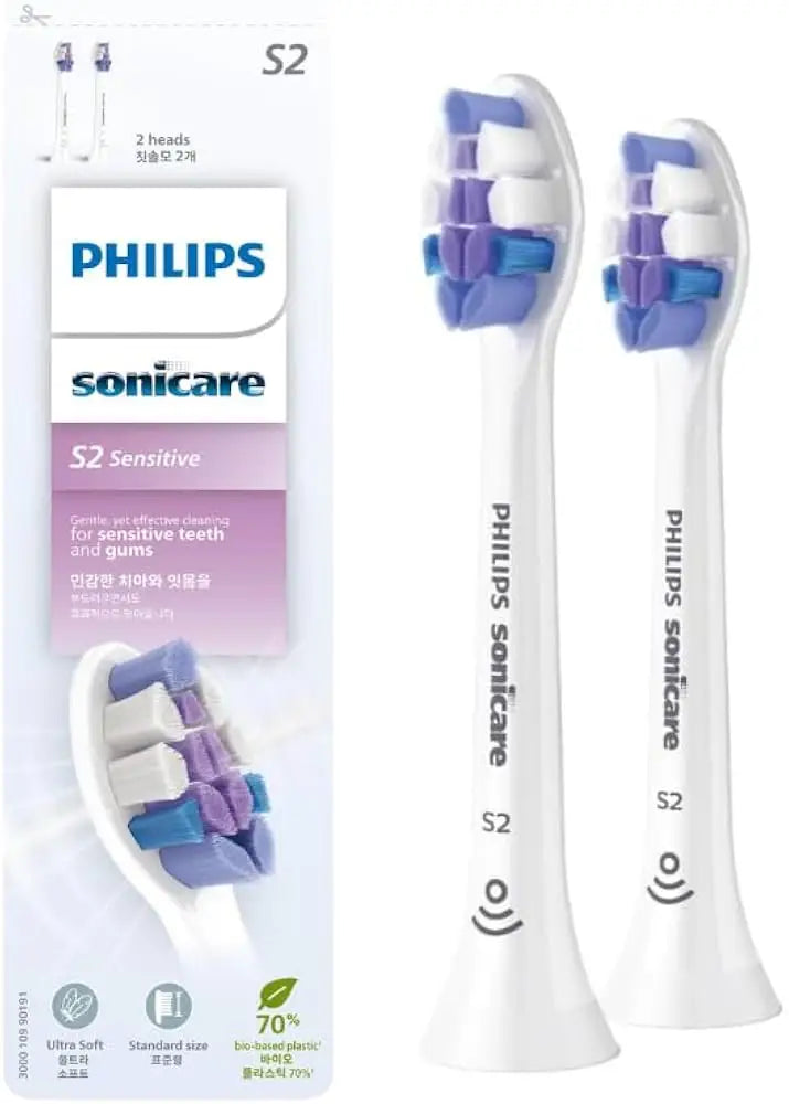 Philips Sonicare S2 Sensitive 2 Brush Heads White HX6052/93