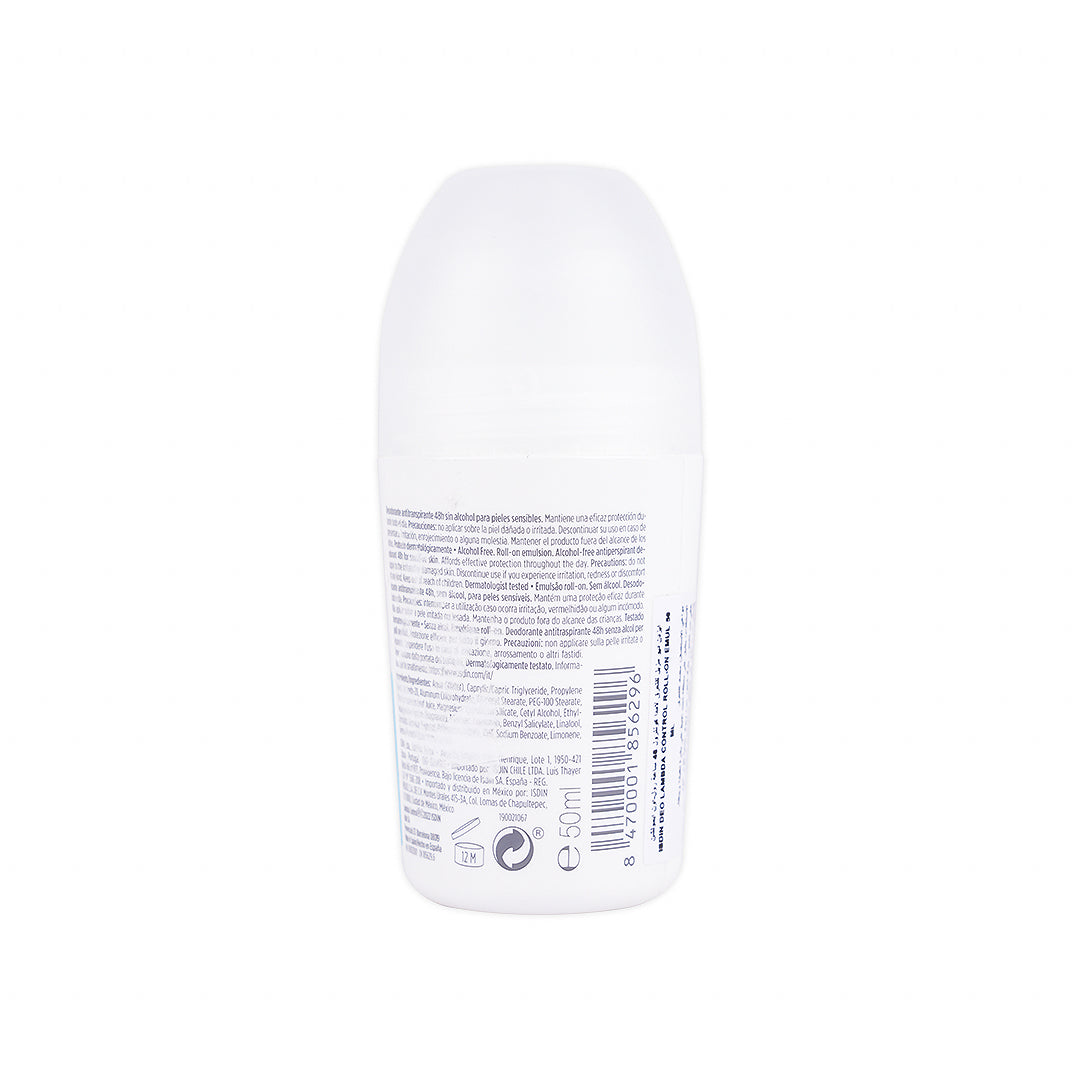 ISDIN Deo Lambda Control Roll-On 48h 50ml - Alcohol Free