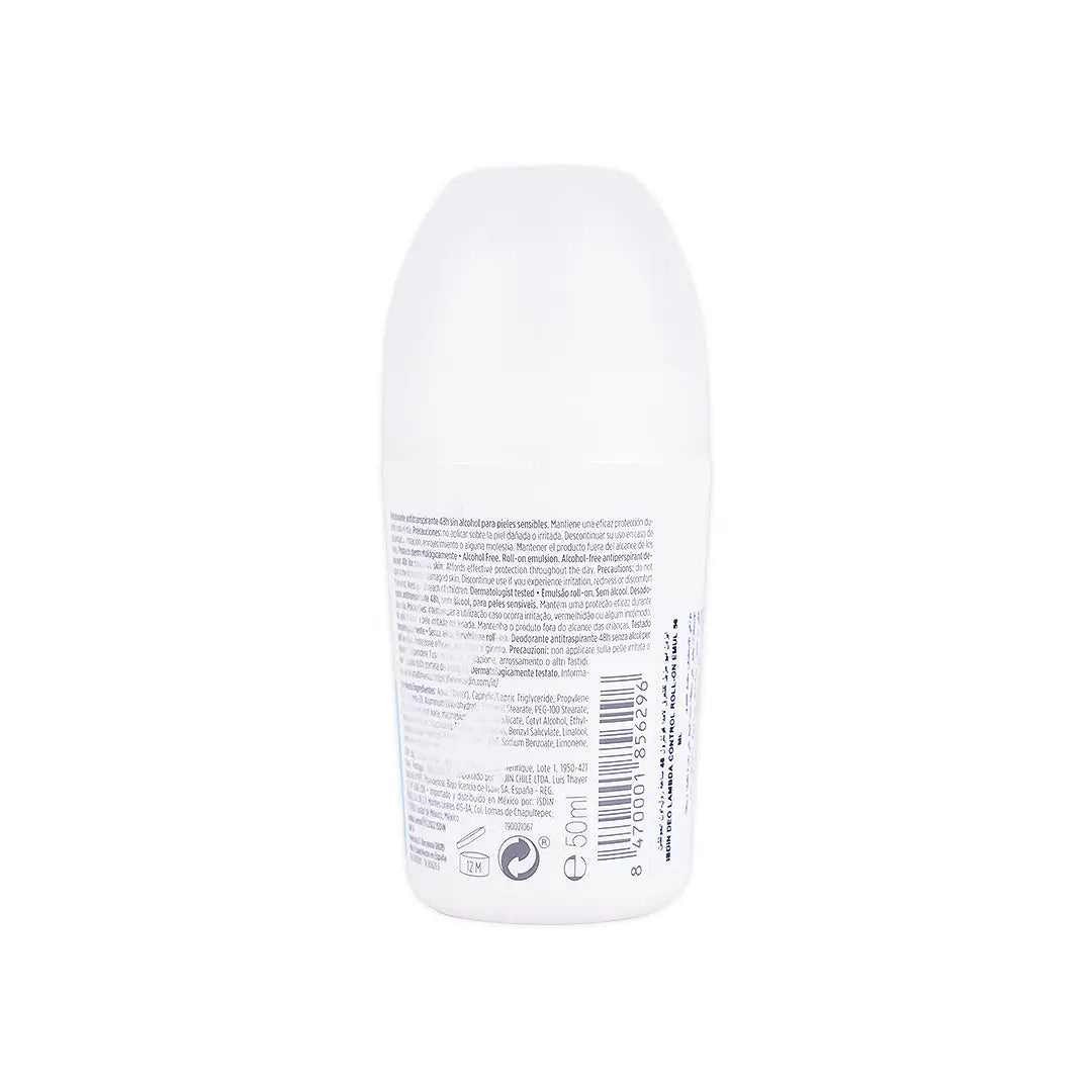 ISDIN Deo Lambda Control Roll-On 48h 50ml - Alcohol Free