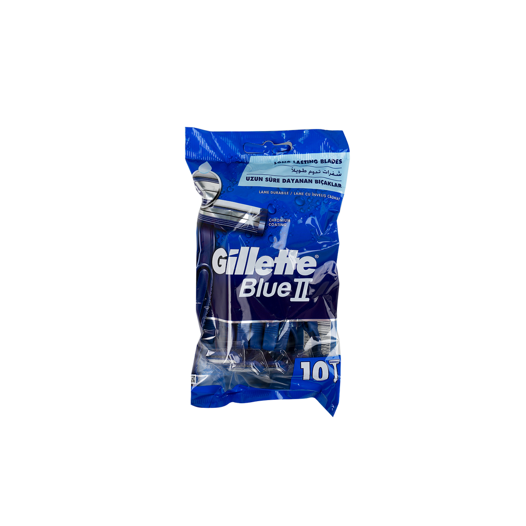 Gillette Blue 2 Chromium Coating 10Pcs