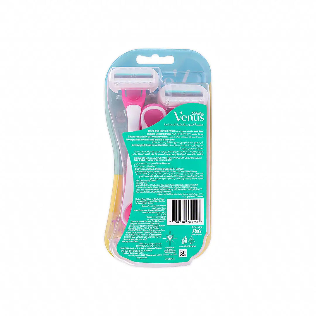 Gillette Venus Sensitive 4+2Pcs