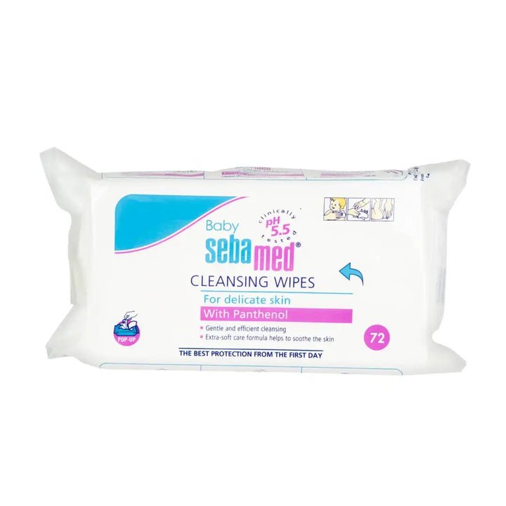51321-Sebamed Baby Cleansing Wipes With Panthenol 4X72Wipes +2