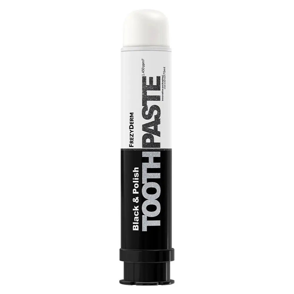 51339-FrezyDerm Black & Polish Toothpaste 75ml