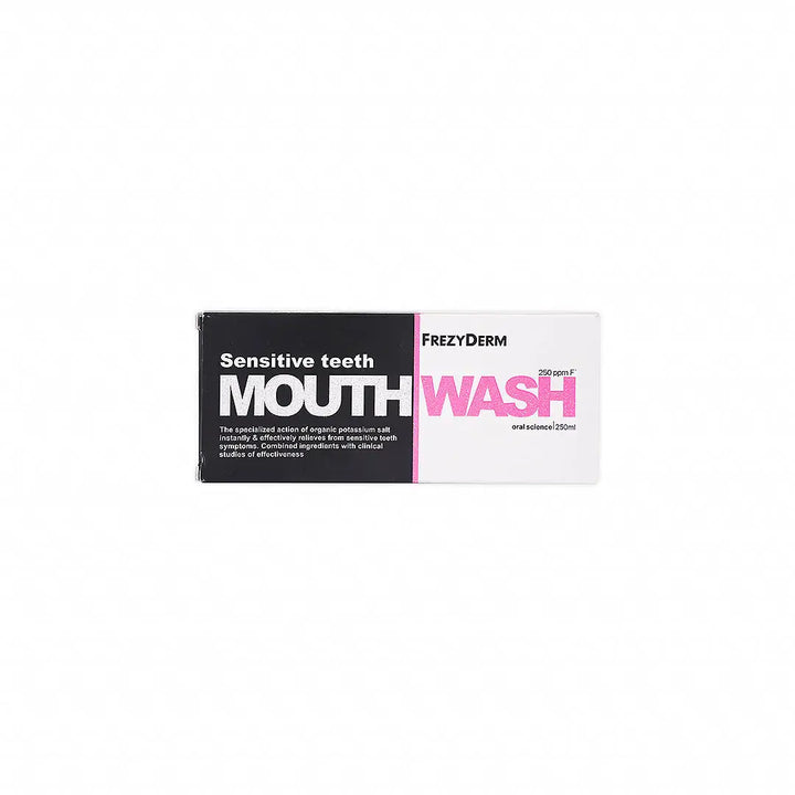 51346-FrezyDerm Sensitive Teeth Mouthwash 250ml +6