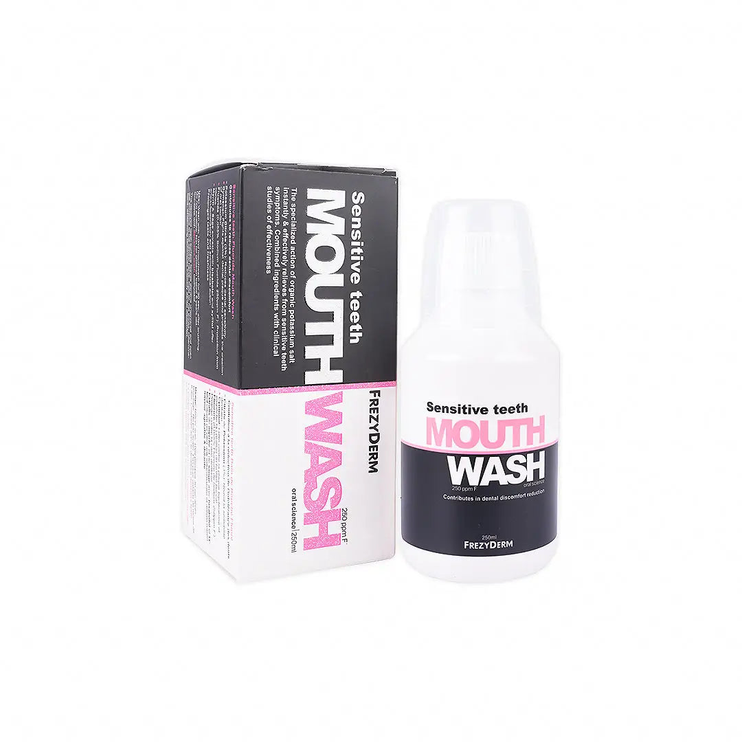 51346-FrezyDerm Sensitive Teeth Mouthwash 250ml +2