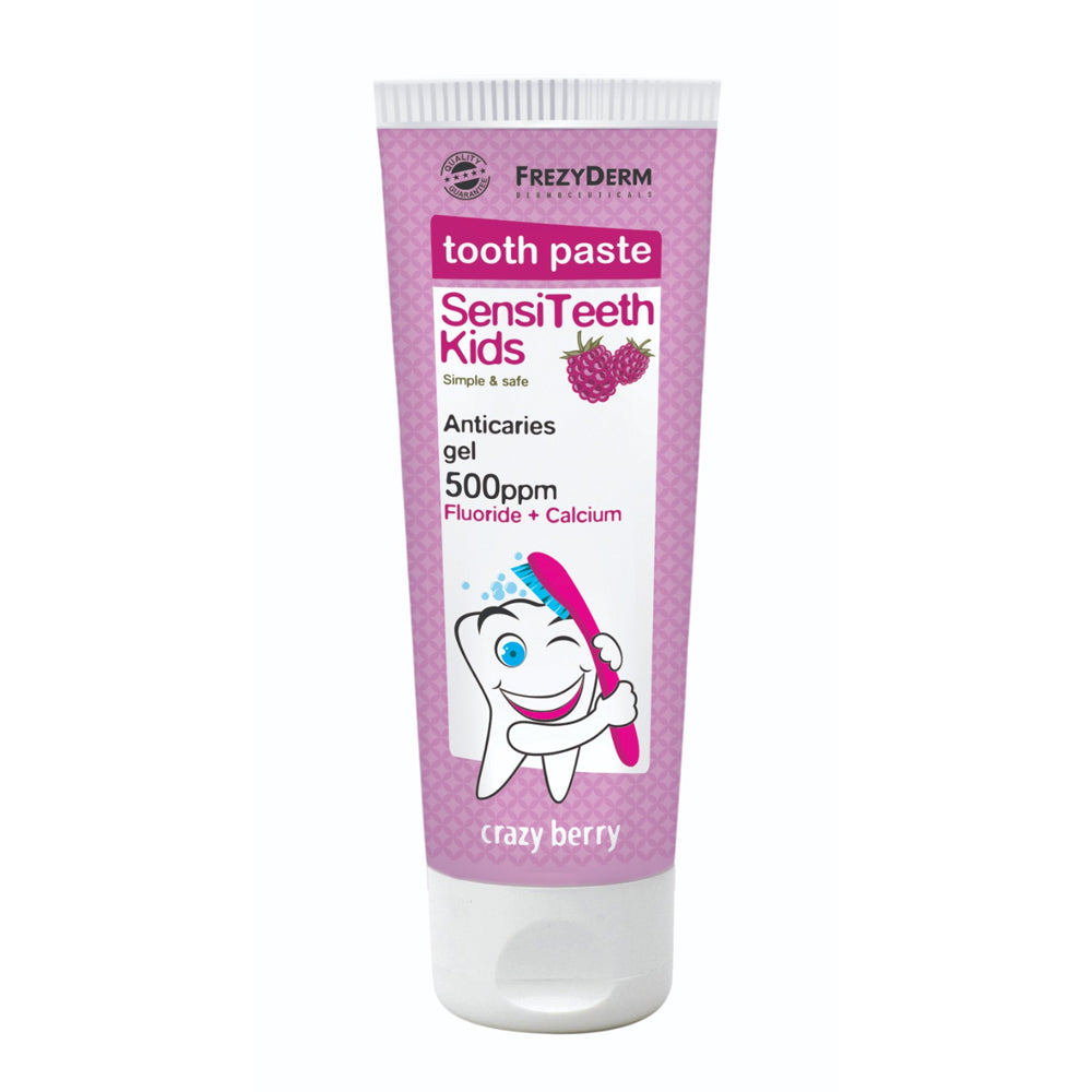 FrezyDerm Sensi Teeth Kids Toothpaste 50ml - Crazyberry
