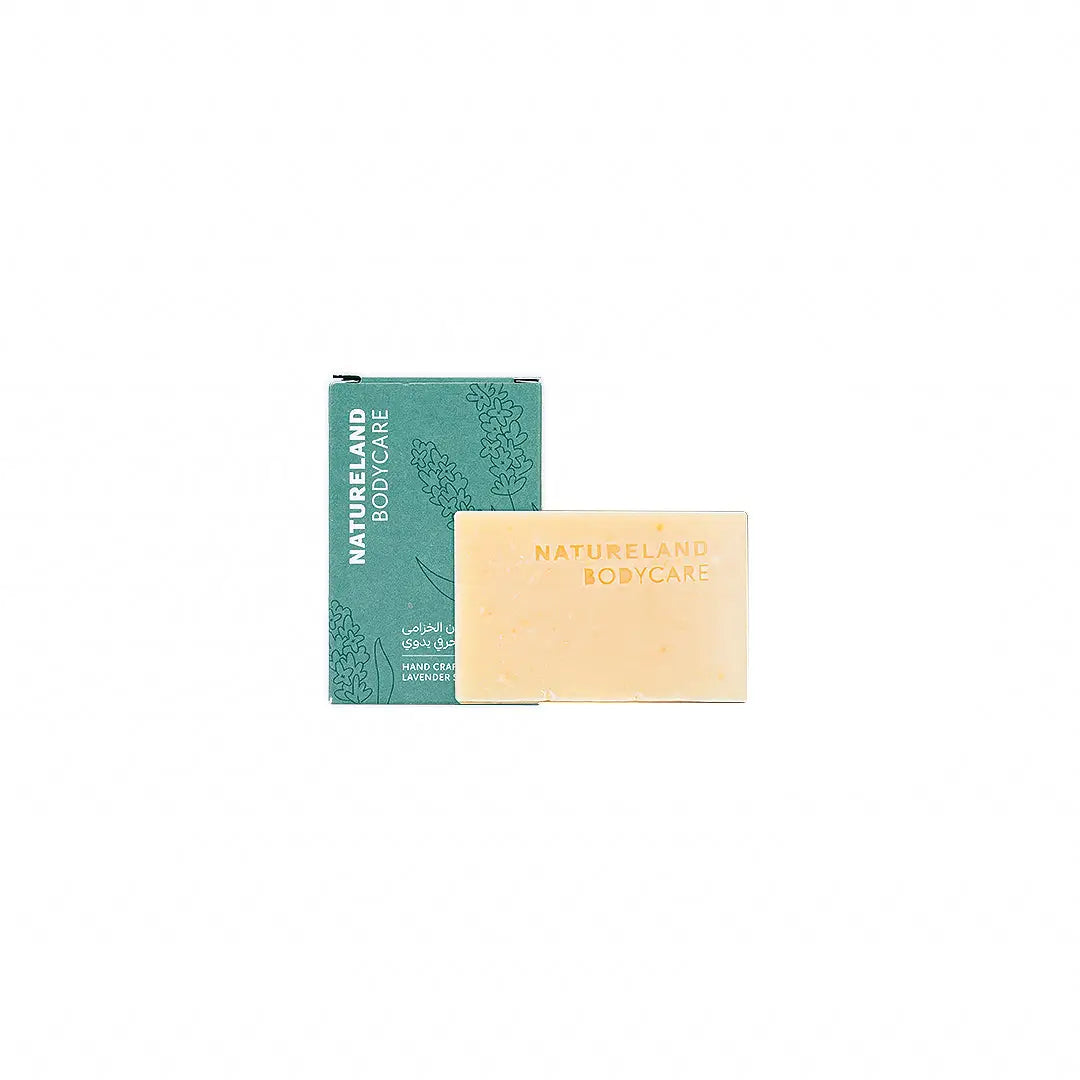 Natureland Bodycare Hand Crafted Organic Lavender Soap 100g