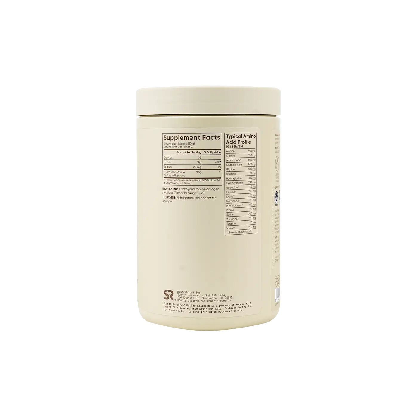Sports Research Marine Collagen 340g