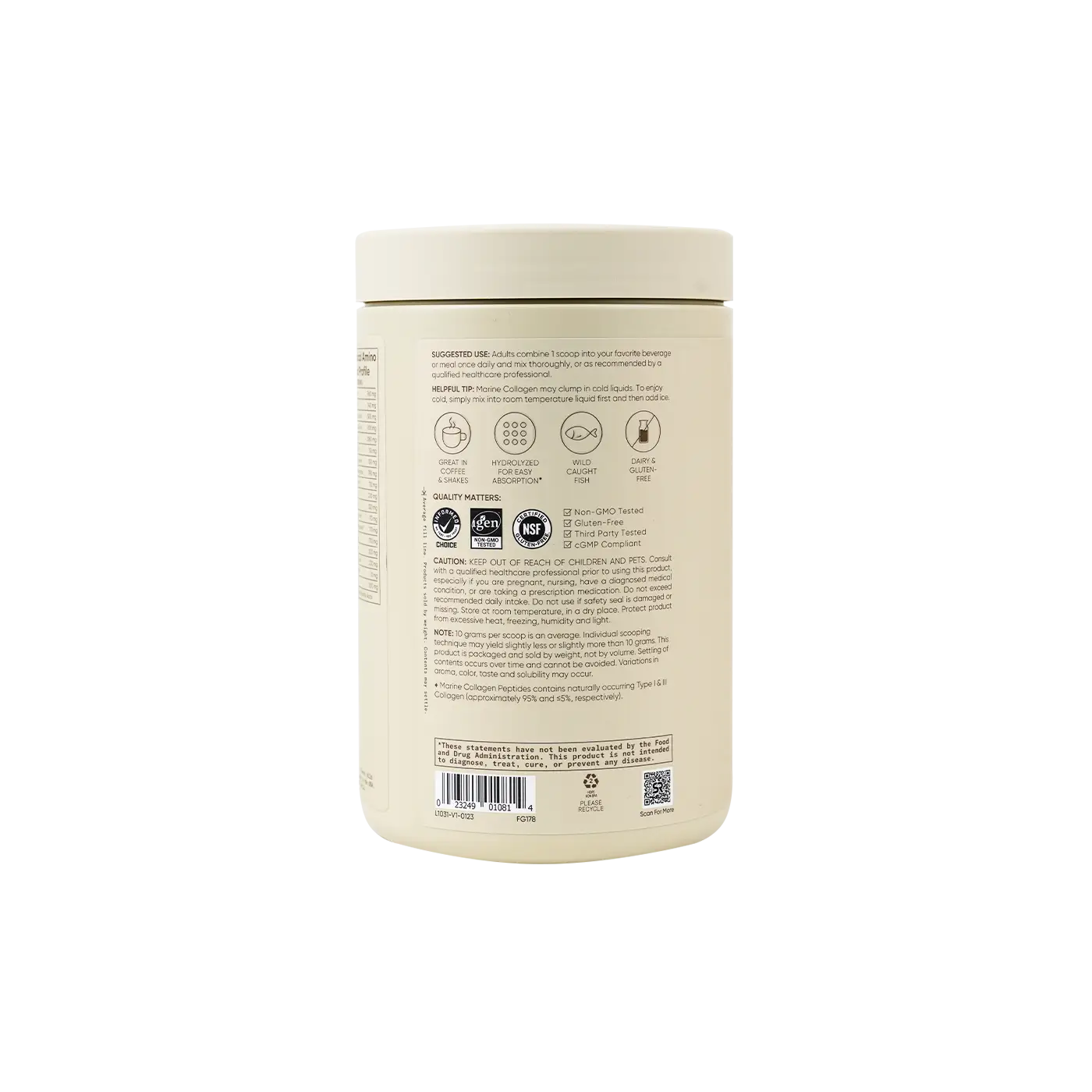 Sports Research Marine Collagen 340g
