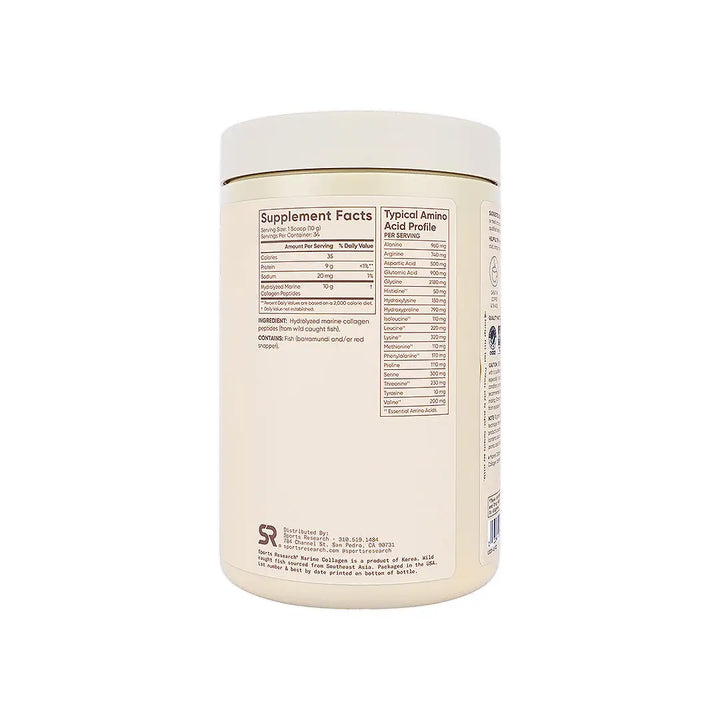 51373-Sports Research Marine Collagen 340g +1