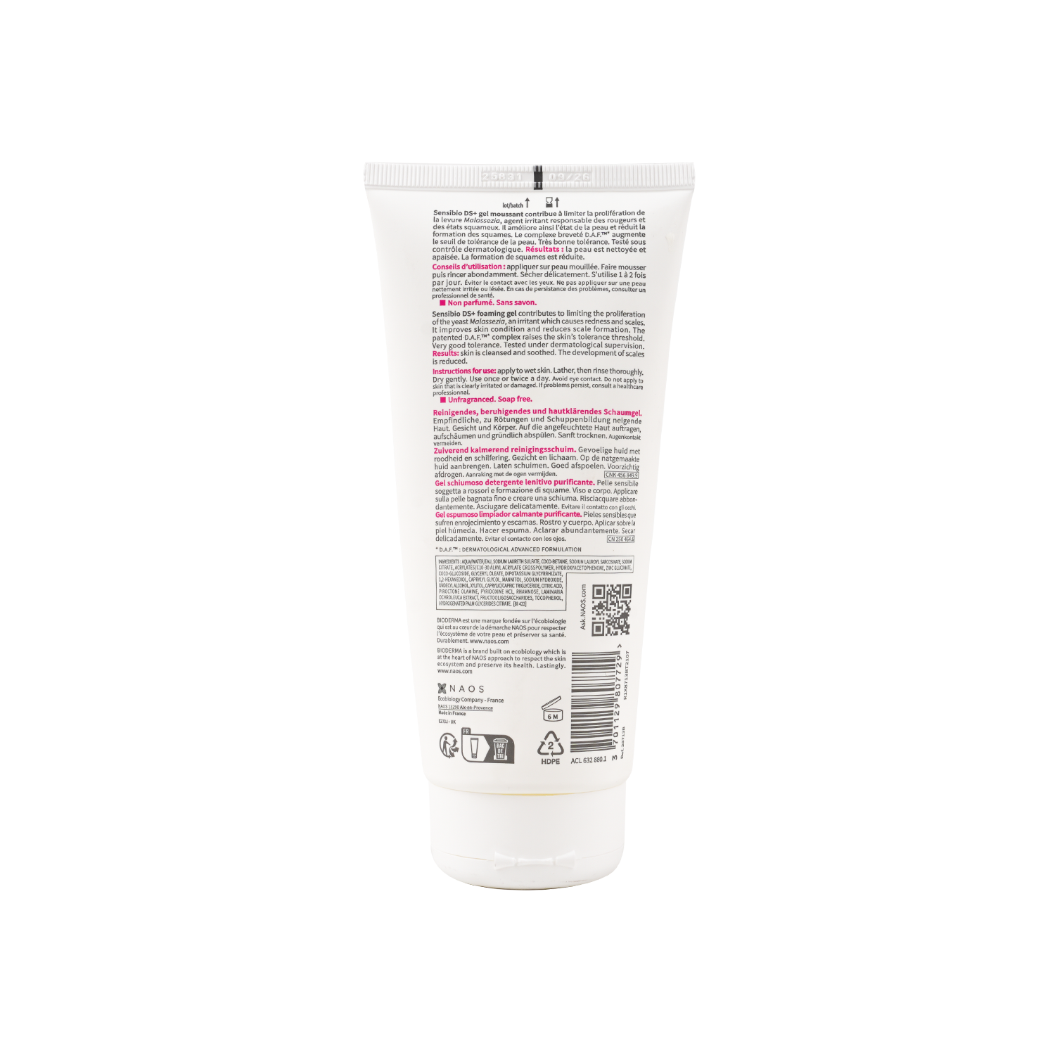 Bioderma Sensibio DS+ Gel Moussant Foaming Gel 200ml